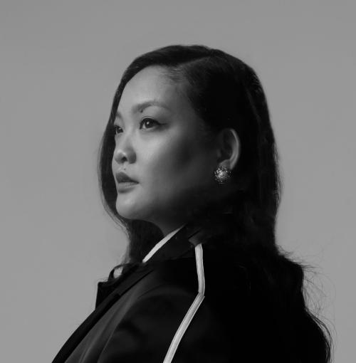 Black and white profile image of Amanda Nguyen